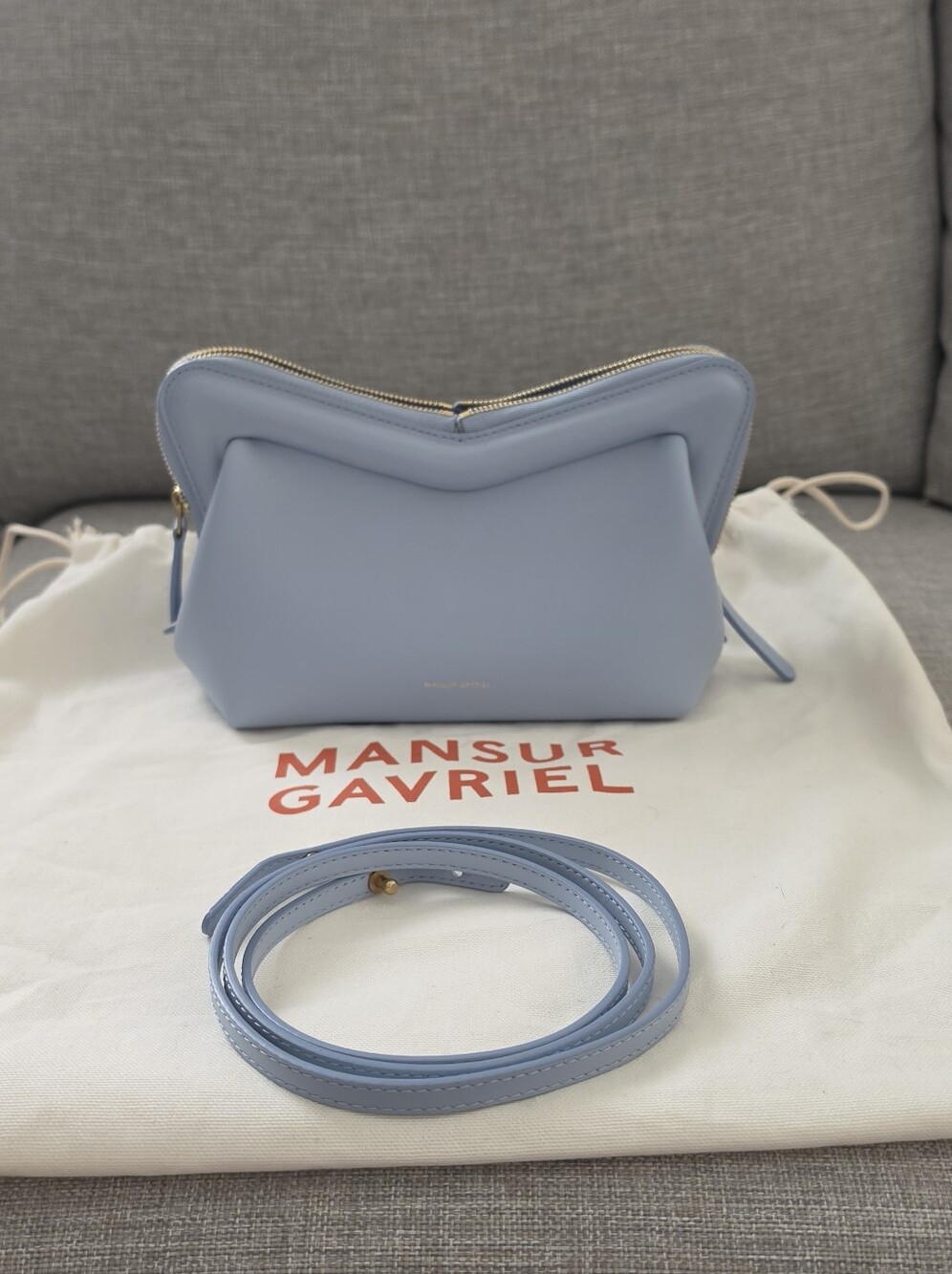Mansur Gavriel Mini M Frame Crossbody - Picture 2 of 6
